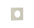 Frelan Hardware Door Furniture Satin Nickel / Outer Rose Burlington - 52x52mm SN plain square outer rose for levers and t&r