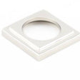 Frelan Hardware Door Furniture Satin Nickel / Outer Rose Burlington - 52x52mm SN stepped square outer rose for esc