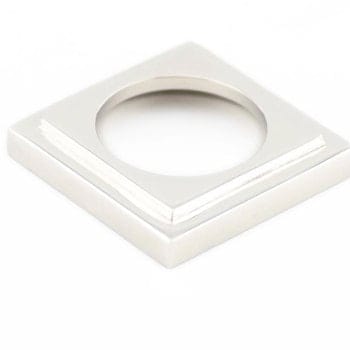 Frelan Hardware Door Furniture Satin Nickel / Outer Rose Burlington - 52x52mm SN stepped square outer rose for esc
