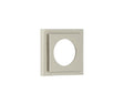 Frelan Hardware Door Furniture Satin Nickel / Outer Rose Burlington - 52x52mm SN stepped square outer rose for levers and t&r