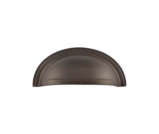 Frelan Hardware Cabinet Hardware Antique Brass Burlington - 95x40mm AB Drawer Pull