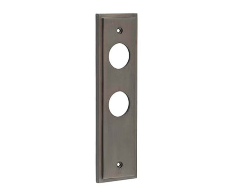 Frelan Hardware Locks & Latches Dark Bronze / Lock & Latch Plates Burlington - Bathroom Plate Choices