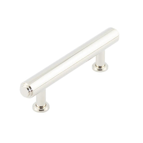Frelan Hardware Cabinet Hardware Polished Nickel / Cabinet Pull Handles / 96mm c/c Burlington - Belgrave Cabinet Handle 96mm CTC - Polished Nickel
