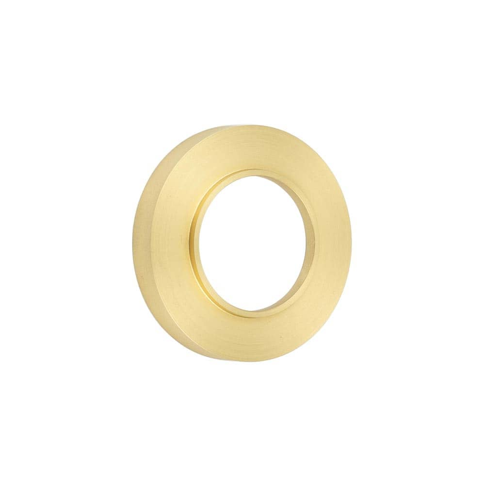 Frelan Hardware Door Furniture Satin Brass / Outer Rose Burlington - Burlington Plain Outer Rose - Satin Brass