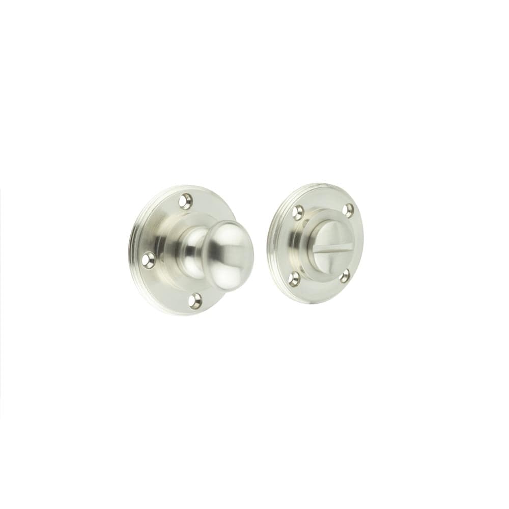 Frelan Hardware Door Furniture Satin Nickel / No Burlington - Burlington turn & release - Satin Nickel