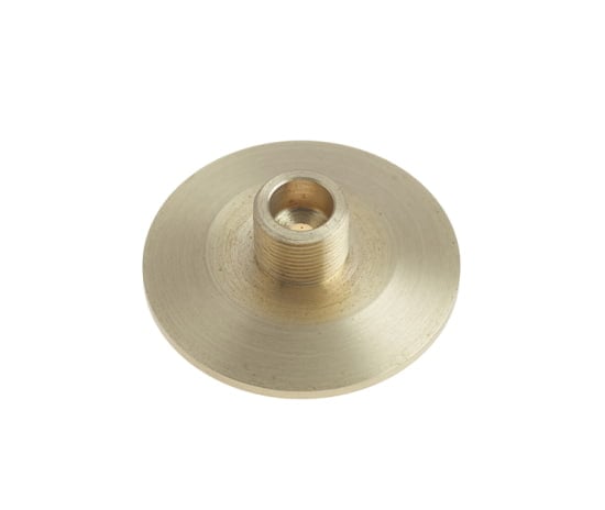 Frelan Hardware Door Furniture Satin Brass / Projection Door Stop Burlington - Chamfered door stop base - Satin Brass