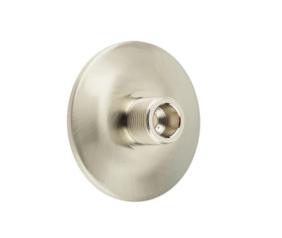 Frelan Hardware Door Furniture Satin Nickel / Projection Door Stop Burlington - Chamfered door stop base - Satin Nickel