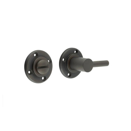 Frelan Hardware Door Furniture Dark Bronze / No / Easy Turn & Release Burlington - DB Easy turn & release