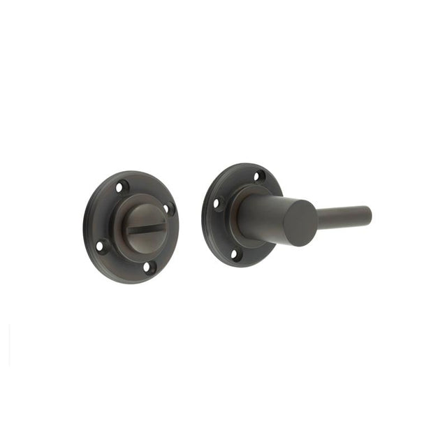 Frelan Hardware Door Furniture Dark Bronze / No / Easy Turn & Release Burlington - DB Easy turn & release