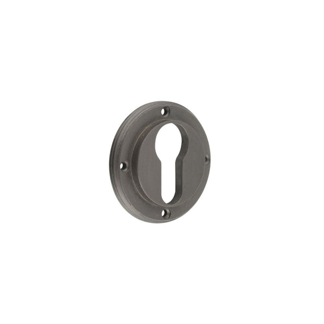 Frelan Hardware Door Furniture Dark Bronze / Euro Profile Escutcheons Burlington - inner escutcheon euro - Dark Bronze