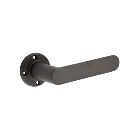 Frelan Hardware Door Furniture Dark Bronze / Round Rose Burlington - Kensington Lever on Rose Door Handle - Roses Sold Separately