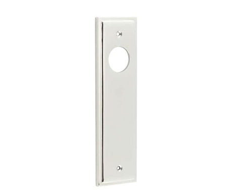 Frelan Hardware Locks & Latches Polished Nickel / Lock & Latch Plates Burlington - Latch Plate Choices