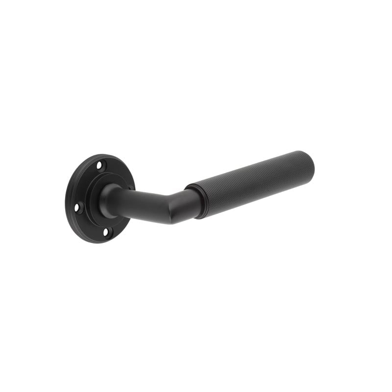 Frelan Hardware Door Furniture Black / Outer Rose Burlington - Piccadilly MB lever on rose (no outer rose)