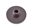 Frelan Hardware Door Furniture Dark Bronze / Projection Door Stop Burlington - Plain door stop base - Dark Bronze