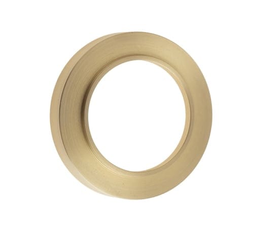 Frelan Hardware Door Furniture Satin Brass / Outer Rose Burlington - Plain outer rose for Esc - Satin Brass