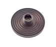 Frelan Hardware Door Furniture Dark Bronze / Projection Door Stop Burlington - Reeded door stop base - Dark Bronze