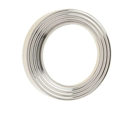 Frelan Hardware Door Furniture Polished Nickel / Outer Rose Burlington - Reeded outer rose Esc - Polished Nickel