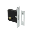 Frelan Hardware Locks & Latches Satin Chrome / Sliding Door Locks Burlington - SC Bathroom sliding door lock