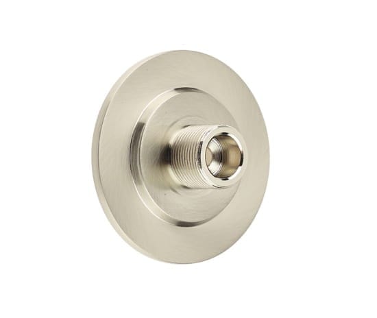 Frelan Hardware Door Furniture Satin Nickel / Projection Door Stop Burlington - Stepped door stop base - Satin Nickel