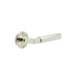 Frelan Hardware Door Furniture Polished Nickel / Round Rose Burlington - Westminster lever on rose - Polished Nickel