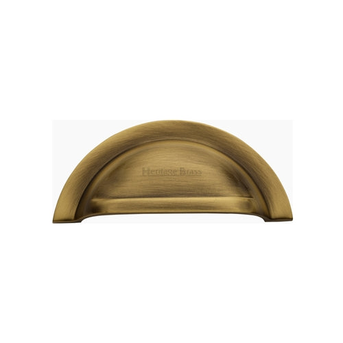 Heritage Brass Warwickshire Drawer Pull Antique Brass Finish