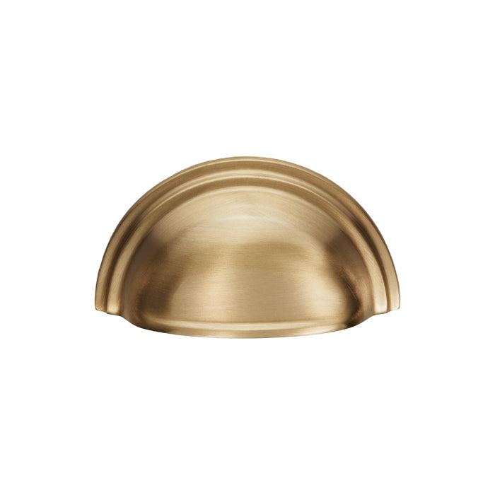 High quality image of FTD - Victorian Cup Pull - Satin Brass | Sku. c47sb | Trade Door Handles.