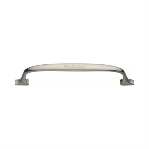 Heritage Brass Cabinet Pull Durham Design 152mm CTC Satin Nickel Finish