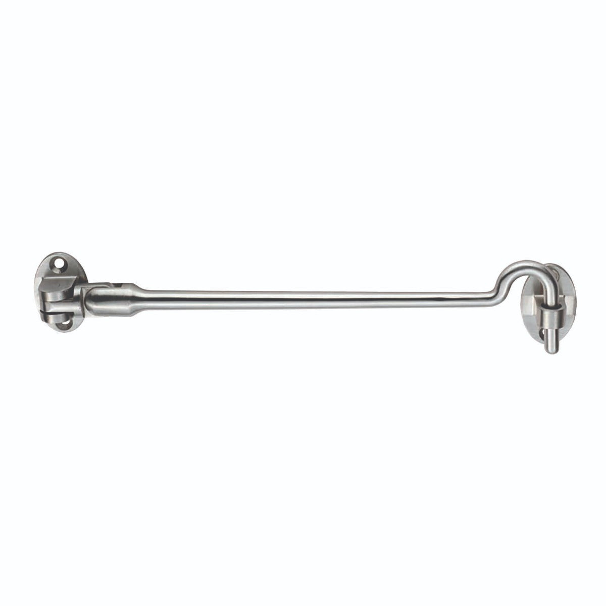 High quality image of Eurospec - Silent Pattern Cabin Hook 200mm - Satin Stainless Steel | Sku. cab1200sss | Trade Door Handles.
