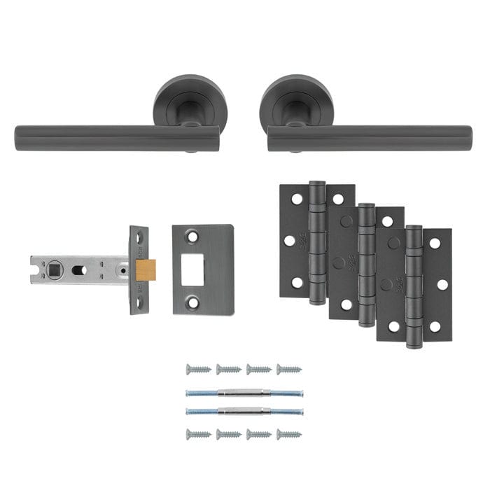 Carlisle Brass Door Furniture Anthracite / Door Packs Carlisle Brass - FARO LATCH PACK - ULTIMATE DOOR PACK - Anthracite