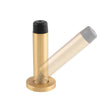Carlisle Brass Door Furniture Satin Brass / Projection Door Stop Carlisle Brass - Sprung Wall Mounted Doorstop On Rose - Satin Brass