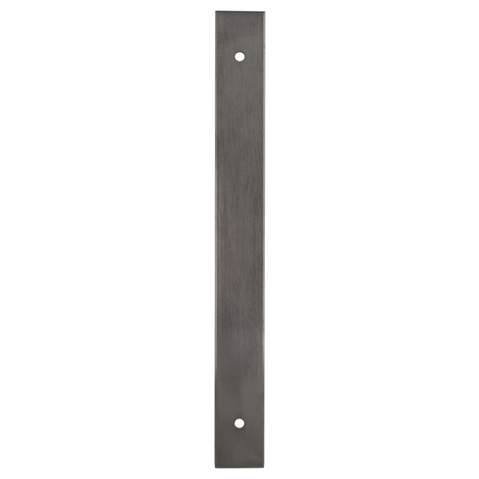 High quality image of Alexander & Wilks - Rectangular Cabinet Pull Backplate-Dark Bronze Pvd-200X22X3mm - 160mm C/C | Sku.AWBP160DBZPVD | Trade Door Handles.
