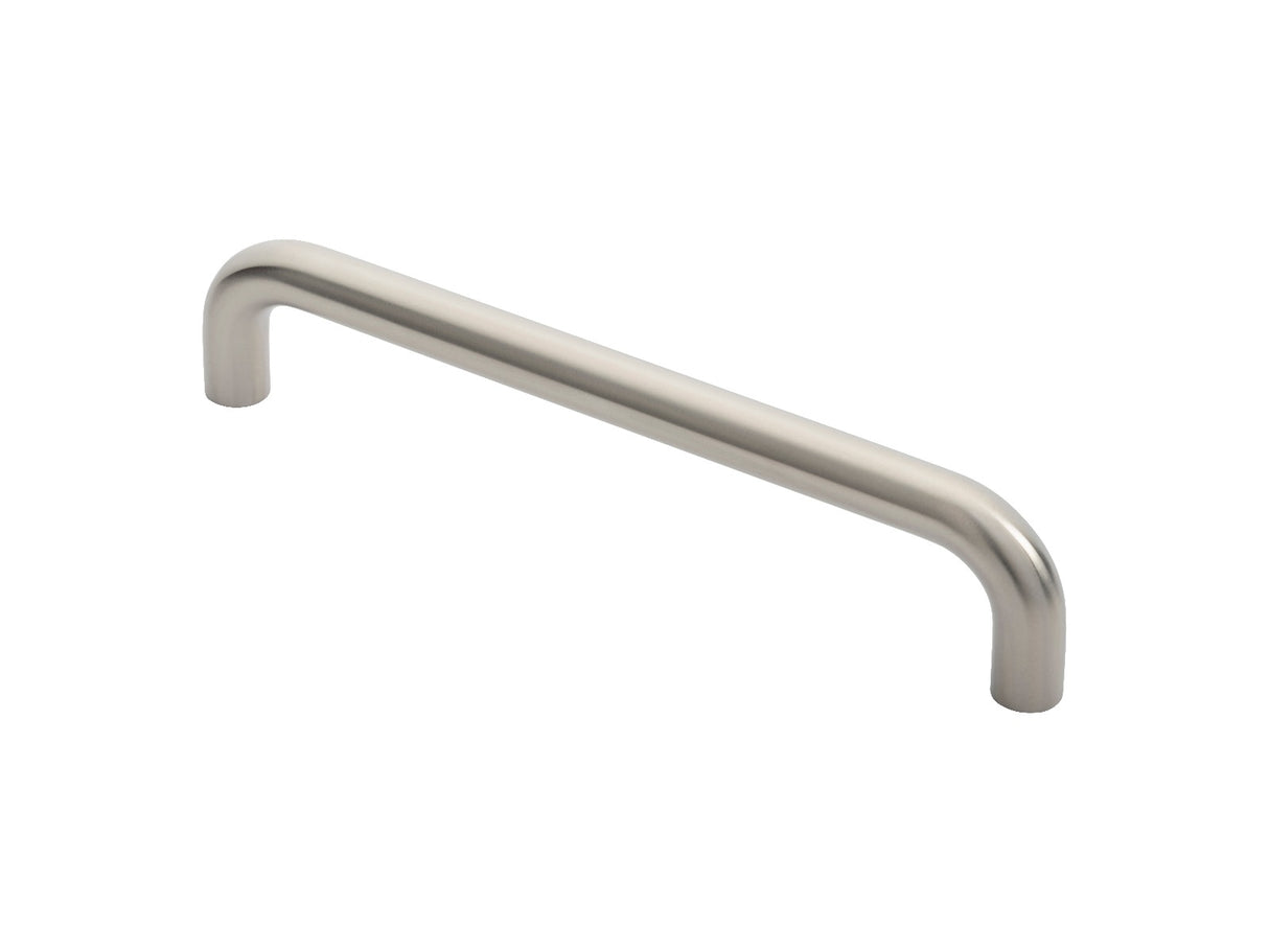 High quality image of Eurospec - 22mm D Pull Handle 300mm Centres - Satin Stainless Steel | Sku. cfd1300sss | Trade Door Handles.