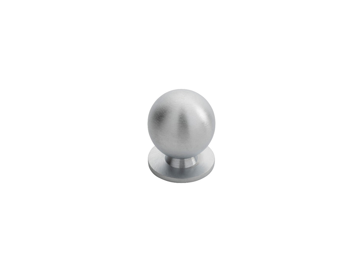 High quality image of FTD - Ball Knob Satin Chrome 25mm - Satin Chrome | Sku. ch6csc | Trade Door Handles.