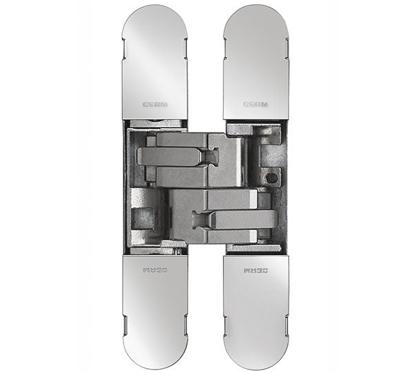 High quality image of Eurospec - 100mm Ceam 3D Concealed Hinge 1130 - Nickel Plate | Sku. ci001130nik00 | Trade Door Handles.