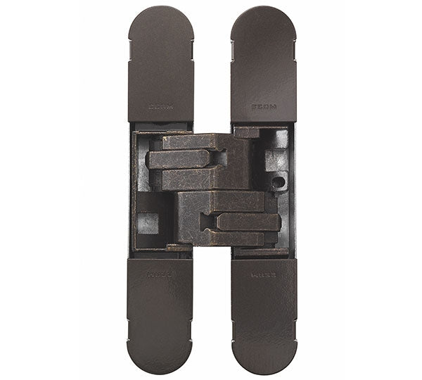 High quality image of Eurospec - 100mm Ceam 3D Concealed Hinge 1230 - Bronze Plated | Sku. ci001230bro00 | Trade Door Handles.