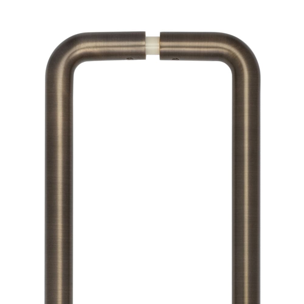 CRES Door Furniture Antique Brass / Pull Handles (Back to Back) CRES - 425mm Back to Back Antique Brass D Shape Pull Handle