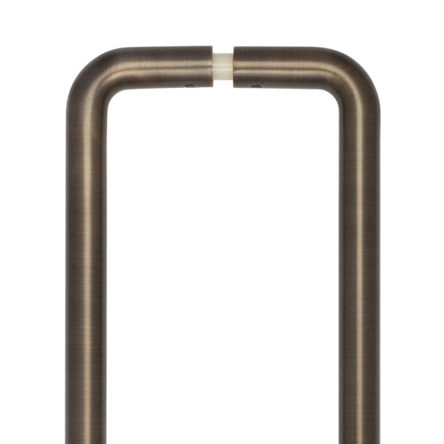 CRES Door Furniture Antique Brass / Pull Handles (Back to Back) CRES - 425mm Back to Back Antique Brass D Shape Pull Handle