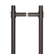 CRES Door Furniture Dark Bronze / Pull Handles (Back to Back) CRES - 425mm Back to Back Dark Bronze T-Bar Pull Handle