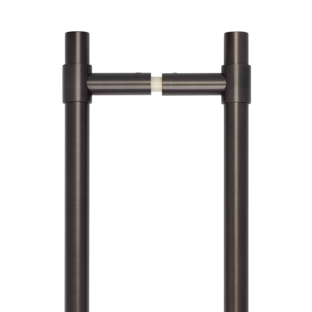 CRES Door Furniture Dark Bronze / Pull Handles (Back to Back) CRES - 425mm Back to Back Dark Bronze T-Bar Pull Handle