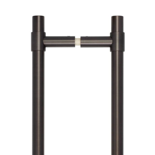 CRES Door Furniture Dark Bronze / Pull Handles (Back to Back) CRES - 425mm Back to Back Dark Bronze T-Bar Pull Handle