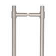 CRES Door Furniture Satin Stainless Steel / Pull Handles (Back to Back) CRES - 425mm Back to Back Satin Stainless Steel T-Bar Pull Handle