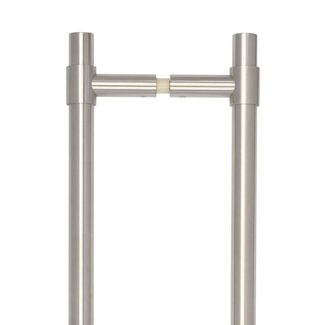 CRES Door Furniture Satin Stainless Steel / Pull Handles (Back to Back) CRES - 425mm Back to Back Satin Stainless Steel T-Bar Pull Handle