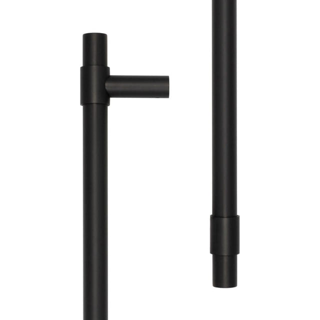 CRES Door Furniture Black / Pull Handles (Bolt Through) CRES - 425mm Bolt Through Black T-Bar Pull Handle