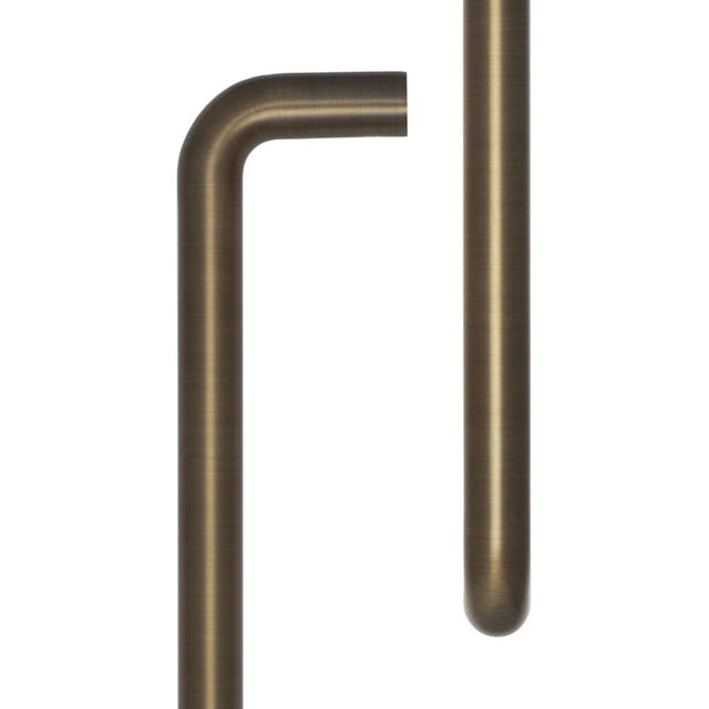 CRES Door Furniture Antique Brass / Pull Handles (Face Fix) CRES - 425mm Face Fix Antique Brass D Shape Pull Handle