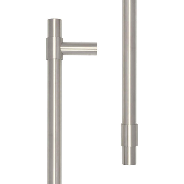 CRES Door Furniture Satin Stainless Steel / Pull Handles (Face Fix) CRES - 425mm Face Fix Satin Stainless Steel T-Bar Pull Handle