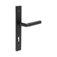 CRES Door Furniture Black / Multi Point Lock Set CRES - CR-102 Black Multi Point Backplate Door Handle