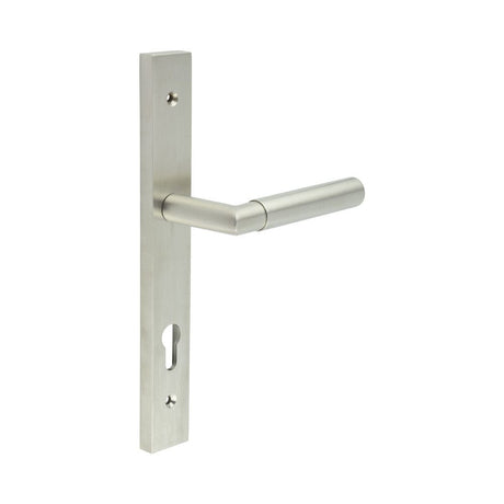 CRES Door Furniture Satin Stainless Steel / Multi Point Lock Set CRES - CR-102 Satin Stainless Steel Multi Point Backplate Door Handle