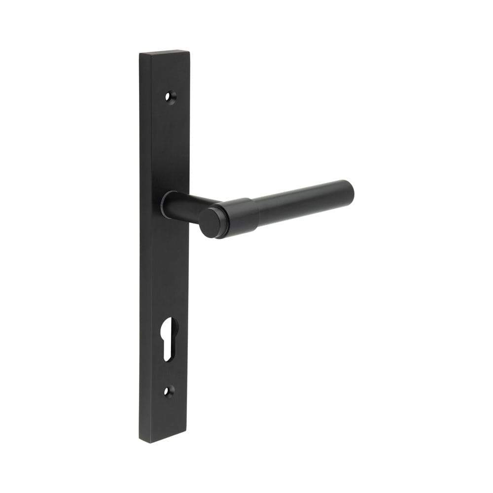 CRES Door Furniture Black / Multi Point Lock Set CRES - CR-103 Black Multi Point Backplate Door Handle