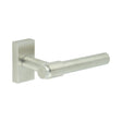 CRES Door Furniture Satin Stainless Steel / Multi Point Handles on Rose CRES - CR-103 Satin Stainless Steel Multi Point Rectangular Rose Door Handle
