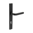 CRES Door Furniture Black / Multi Point Lock Set CRES - CR-104 Black Multi Point Backplate Door Handle